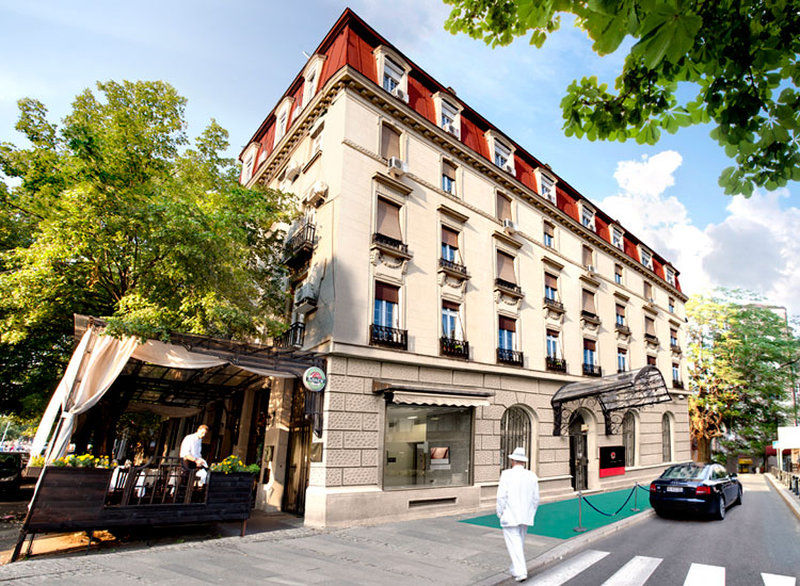Hotel Manjez Centar Belgrado Exterior foto